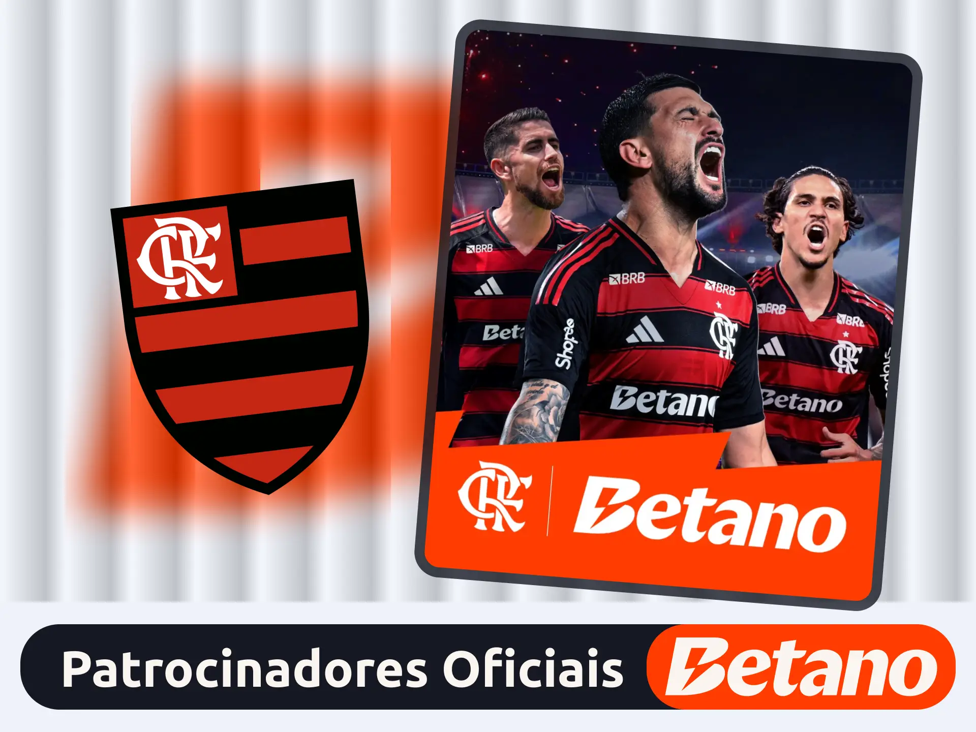 Conheça os clubes parceiros no site oficial da marca Betano.