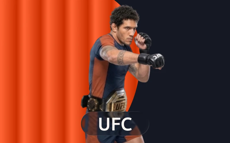 Confira as lutas do UFC no site oficial da Betano.