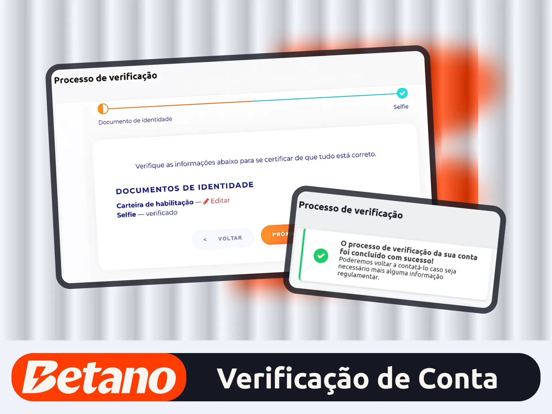 Valide seus documentos no site oficial da plataforma Betano hoje.